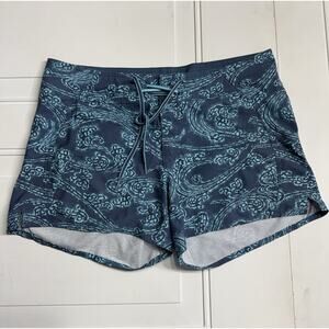 Columbia Omni Shade Shield Swim Board Shorts Womens Size 10 Short Blue Outdoor